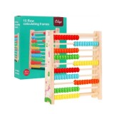 Cumpara ieftin Numaratoare copii, Lemn, Multicolor, Dimensiuni: 25 x21 .5 x 6 cm