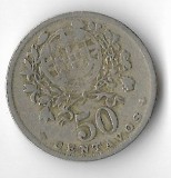 Moneda 50 centavos 1935 - Azores,cotatii ridicate, Europa