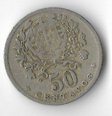 Moneda 50 centavos 1935 - Azores,cotatii ridicate