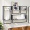 vidaXL Set rafturi perete cu bare, 4 buc., gri sonoma, lemn prelucrat 836311