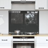 vidaXL Spate de bucătărie Gri &icirc;nchis 80 x 60 x 0.6 cm