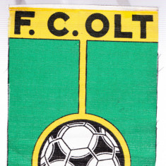 AMS# - FANION FOTBAL F.C. OLT 1972,PANZA, UNIFATA