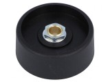 Buton rotativ poliamidă 6mm 40x16mm