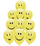 Baloane 10 Buc. 12" - 30 Cm Print Emoji Z&acirc;mbet