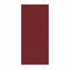 vidaXL Jaluzea plisată Bordeaux Roșu 85x200 cm Lățime țesătură 84,4 cm 4015259