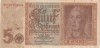 Bancnota 5 mark 1942 - Germania