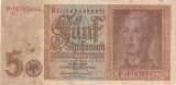 Bancnota 5 mark 1942 - Germania