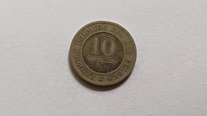 Belgia-10 Centimes 1862