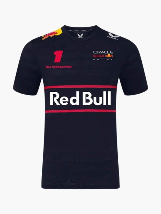 Red Bull Racing tricou de bărbați Max Verstappen official Teamline Replica navy F1 Team 2025 - XXL
