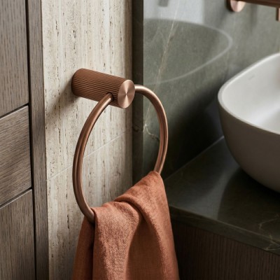 Cuier baie Ring 64106 SOLO Brush Copper foto