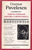 Cincinat Pavelescu - Versuri, Epigrame, Amintiri, Corespondenta, Carte Literatura Romana Clasica Brosata 1972