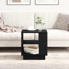 vidaXL Masă de cafea Stejar negru 40 x 40 x 43 cm Lemn compozit
