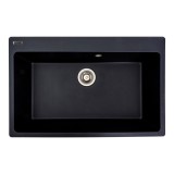 Chiuveta de bucatarie Elefant Premium Bogema, negru metalic , 780 x 500 mm Innovative ReliableTools