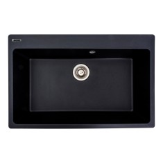 Chiuveta de bucatarie Elefant Premium Bogema, negru metalic , 780 x 500 mm Innovative ReliableTools