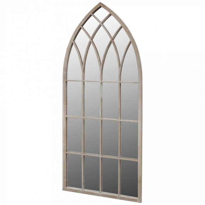Oglinda de gradina arcada gotica 50x115 cm interior &amp; exterior GartenMobel Dekor