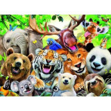 Puzzle Selfie Cu Animale Exotice, 300 Piese, Ravensburger