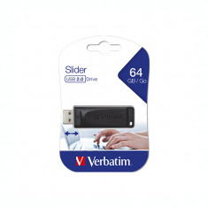 Memory stick USB 2.0 Verbatim Store n Go Slider 64 GB retractabil foto