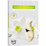 Set 6 pastile lumanari parfumate bispol - white flowers, Stonemania Bijou