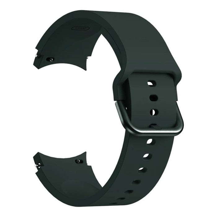 Curea din silicon 20 mm, marca THD pentru Samsung Galaxy Watch 5 44 mm/40 mm si Samsung Galaxy Watch 5 Pro, culoarea verde army