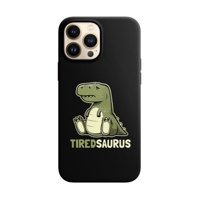 Husa compatibila cu Apple iPhone 14 Pro Max model Tired saurus Rex,Silicon, Tpu, Viceversa foto