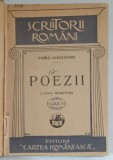 POEZII de VASILE ALECSANDRI , 1927 * LEGATURA VECHE