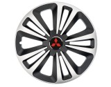 Cumpara ieftin Set 4 Capace Roti Terra Gri-Negru R16, pentru gama auto Mitsubishi, Autohelix MSA