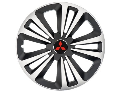 Set 4 Capace Roti Terra Gri-Negru R15, pentru gama auto Mitsubishi foto