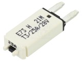 Siguranță termică 25A 12VDC auto 12,45mm E73