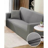 Cumpara ieftin Husa Canapea 2 Locuri Elastica Moderna Gri - JO871