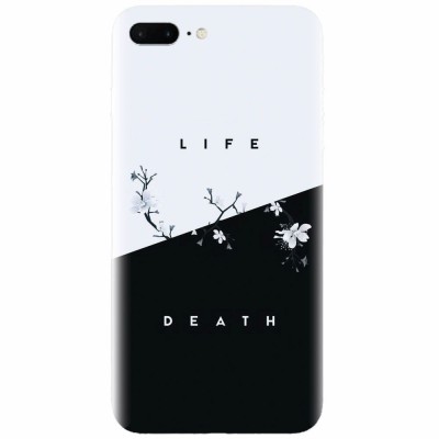 Husa silicon pentru Apple Iphone 8 Plus, Life Vs Death foto