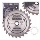 Lama, disc circular vidia pentru lemn 185 x 20 mm , 24 dinti, Powermat