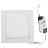 Mini Panou LED Patrat Alb ST 12W 2700K IP40 - NOVELITE