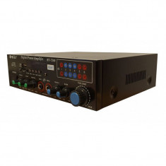 Amplificator profesional tip statie Teli BT-7288, 20 W, USB, suport card SD, 2 x intrare microfon, telecomanda foto