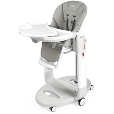 Scaun de masa 3in1 Peg Perego Tatamia Follow Me, 0-15 Kg, Ice