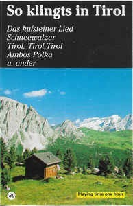 Caseta So Klingts In Tirol, originala