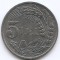 Romania 5 Lei 1942 - Zinc, 23 mm, KM-61 (2)