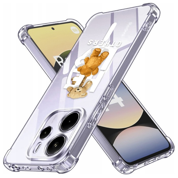 Husa antisoc pentru xiaomi redmi note 14 4g (standard) - airbag magsafe, col&Egrave;uri ranforsate - help others
