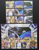 SOMALIA-STAR TREK-ACTORI-9 V.+ 1 Coala- M/Sh.-MNH**SOM 143