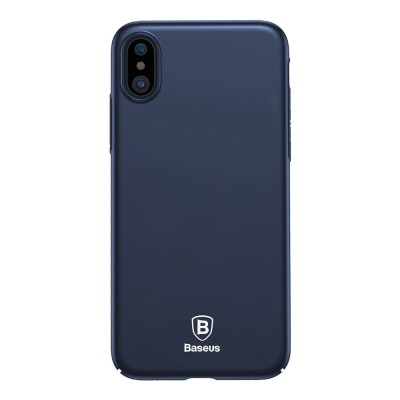 Husa APPLE iPhone X - Baseus Thin (Bleumarin) foto