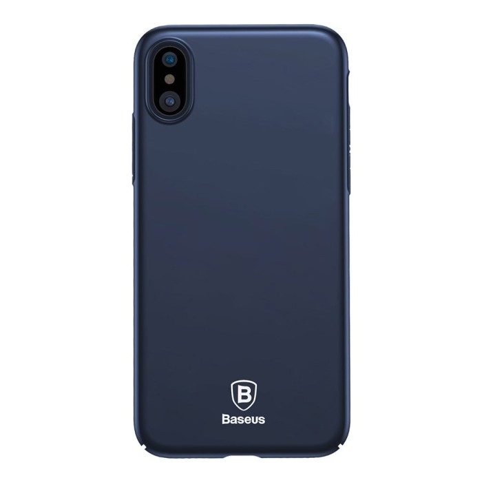 Husa APPLE iPhone X - Baseus Thin (Bleumarin)