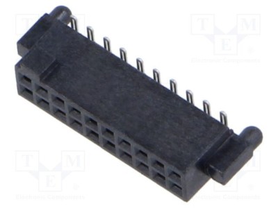 Conector PCB-PCB mamă PIN 20 1,27mm SFM argintat selectiv SAMTEC foto