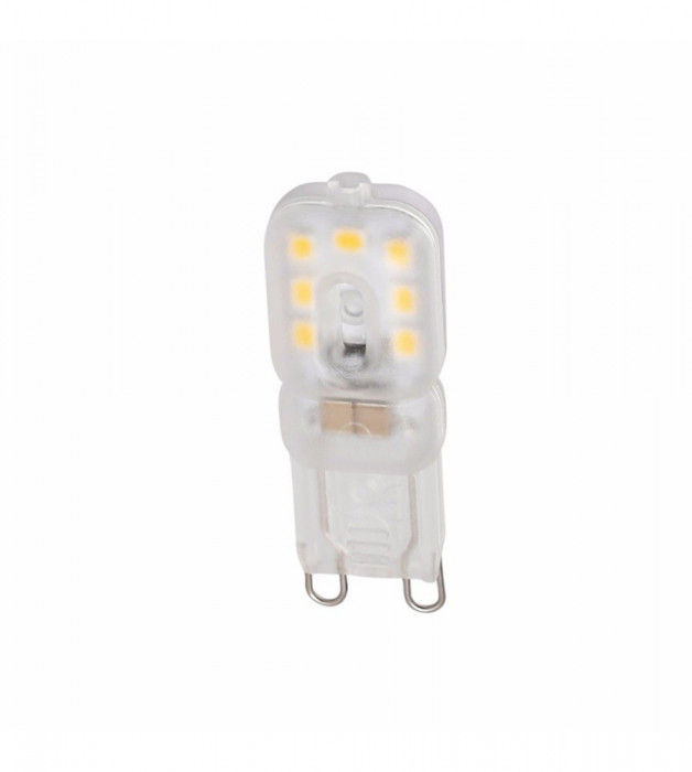 Mini G9 3W Bec cu LED-uri Alb Cald Milky SMD2835 - Nereglabil-Conținutul pachetului 1 Bucată