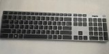 Tastatura PC Bluetooth LE, Dell WK717 Slim Argintie cu NumPad. QWERTY