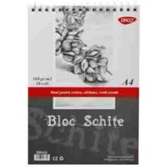 Bloc schite A4 DACO160gr.30 file