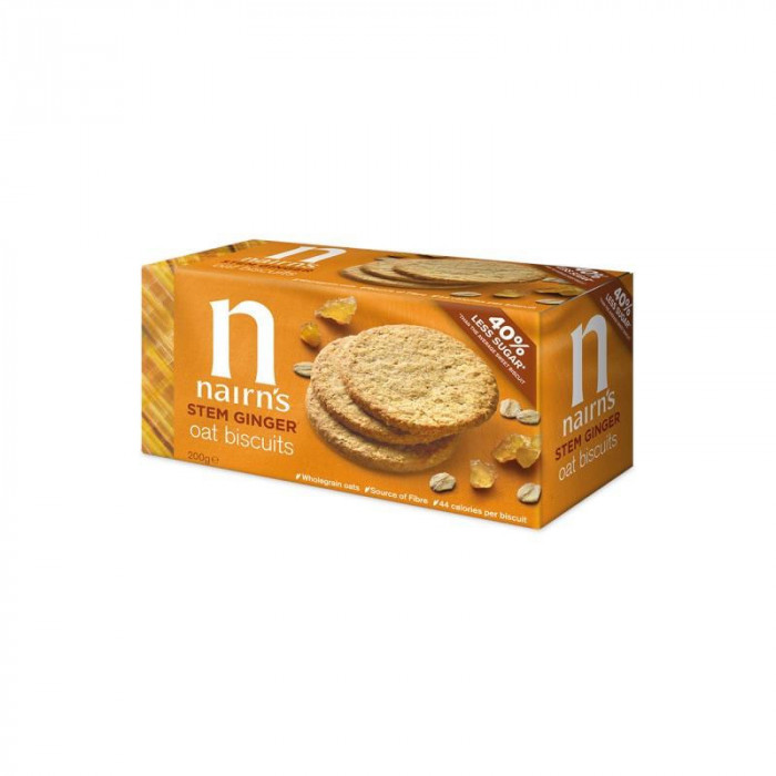 Biscuiti de Ovaz cu Ghimbir 200 grame Nairn&#039;s