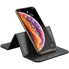 Suport auto baseus cu functia de pliere, autoadeziv, anti-alunecare, pentru uz multifunctional, negru foto