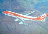 Carte postala Avianca Columbia Boeing Jumbo 747 Circulata