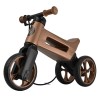 Bicicleta fara pedale 2 in 1, 18+ luni, pneuri si manere de cauciuc, 4 nivele de reglaj pe inaltime, Funny Wheels Rider SuperSport Copper