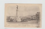 bnk cp Franta - Nisa - Monumentul si cazinoul - circulata spre Bucuresti 1902 - comisar Curtea Regala