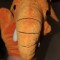 Elefant vintage de plus, in care intra mana ptr a misca degetele, inaltime 20 cm